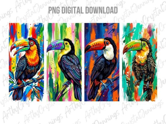 Download Colorful Tropical Toucan Bird PNG - Tropical Collection