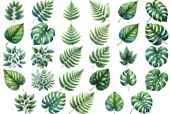 Download 29 Tropical Greenery Jungle Bundle - Tropical Collection
