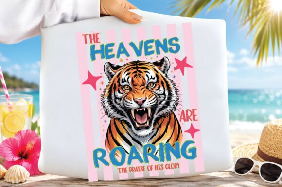 Download Christian Tiger Jesus Faith Retro PNG - Tiger Collection