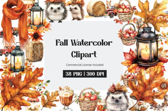 Download Fall Watercolor Clipart - Fall watercolor clipart Collection