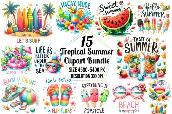 Download Tropical Summer Sublimation Collection - Tropical Collection